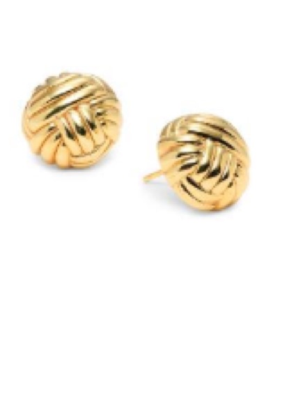 Saks 5th Ave 14k Yellow Gold Classic Stud Earrings - Women Jewelry